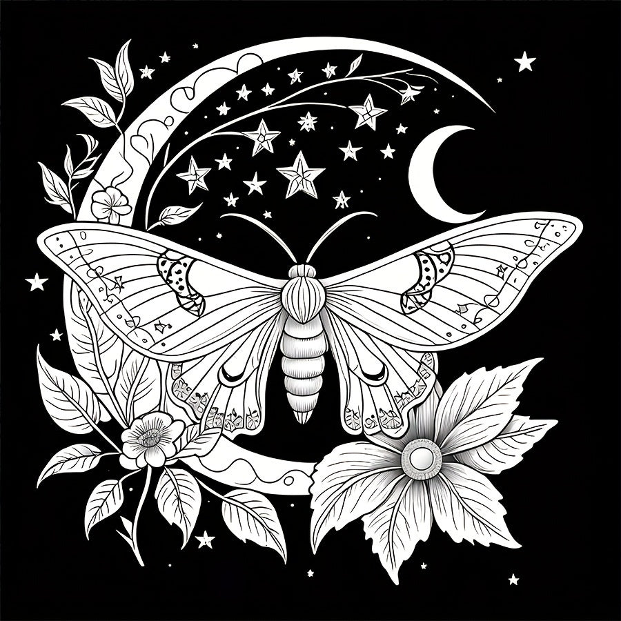 20 Page Thickened Paper Coloring Book for Festive Parties
