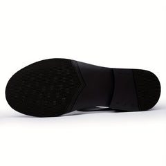 Men's Open Toe Leather Sandals Lightweight Non Slip Sandals