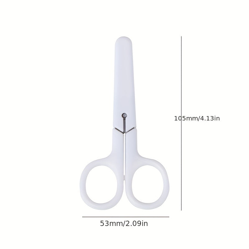 Small Round Head Scissors with Cover