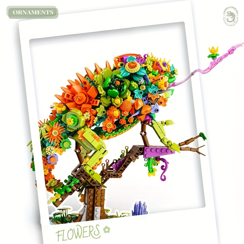 Chameleon Model Building Blocks Set DIY Home Decoration Artistic Living Room