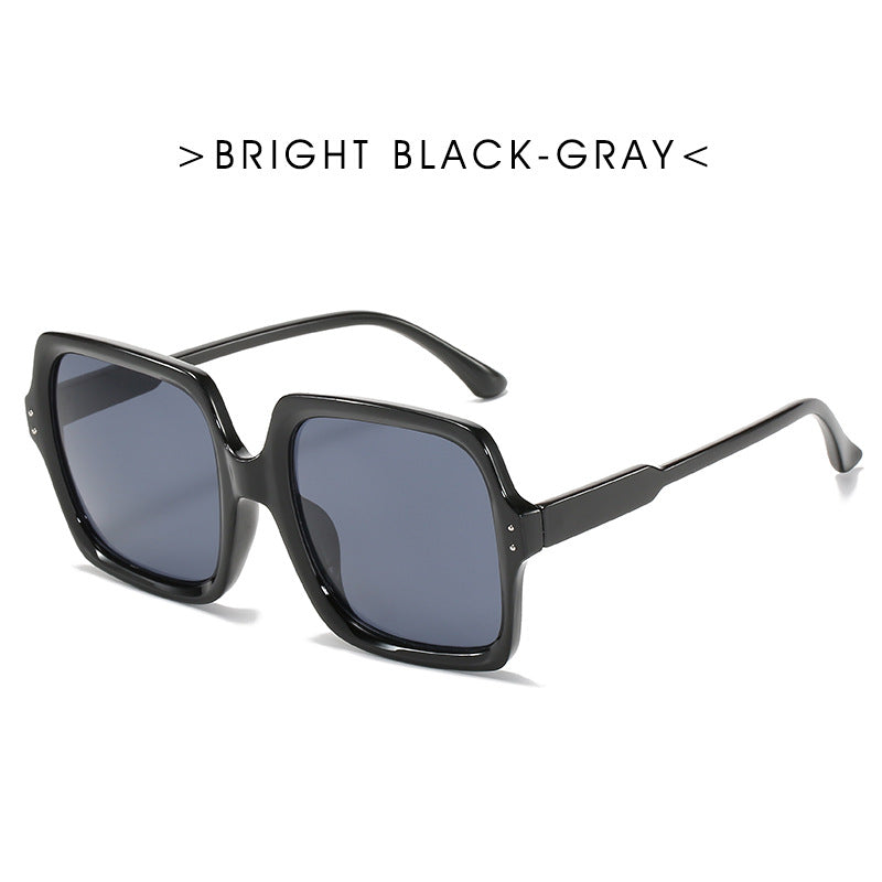 Oversized Square Sunglasses Women Vintage Retro Sun Glasses
