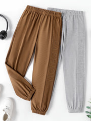 Kid Boy Casual Waffle Textured Elasticized Pants