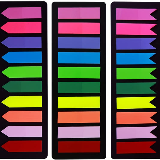 Page Markers Sticky Index Tabs Arrow Flag Tabs Colored Sticky Notes 600 Pieces