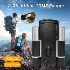 Outdoor 2 5K HD Video Binoculars Digital Telescope Waterproof