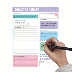 Daily Planner To Do Notes Water Reminder Time