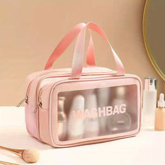 Makeup Zipper Bag Waterproof Satchel - Travel Toiletry Wash Bag