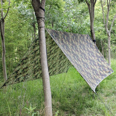 Portable Camouflage Sunshade Canopy for Camping and Beach