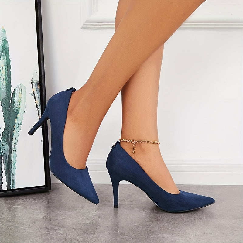 Women's Classic Pointed Toe Court Pumps High Heels Stiletto