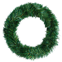 Christmas Wreath Green PVC Rattan 5.5m 18ft