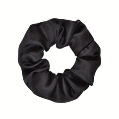 6pcs Large Satin Scrunchie Hair Tie Solid Silky Hair Rope Female Hair Accessorie