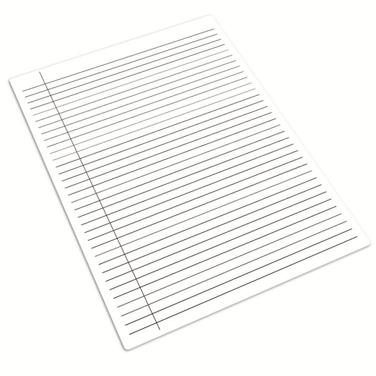 AMIBOX Dry Erase Notebook College Ruled Lined Board - Homeschool & Classroom Sup