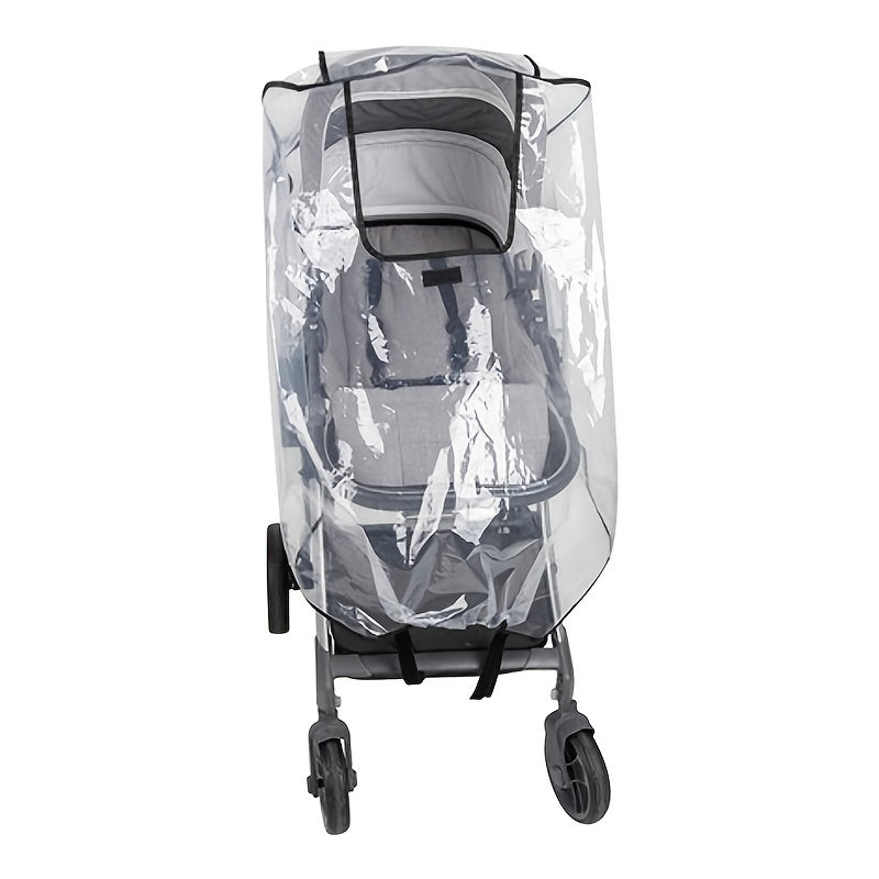 Universal Stroller Rain Cover Waterproof Windproof Dustproof & Snow Proof