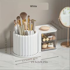 Plastic Cosmetic & Jewelry Storage Box Desk Organizer Pen Holder