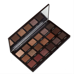 Desert Dusk Eyeshadow Palette 18 Pigmented Matte Glitter Waterproof Makeup