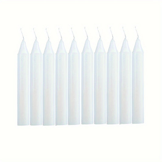 10pcs Outdoor Party Candles Hiking Camping Romantic Wedding Dinner Home Lighting