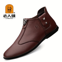 Men's Chelsea Boots With Fuzzy Lining