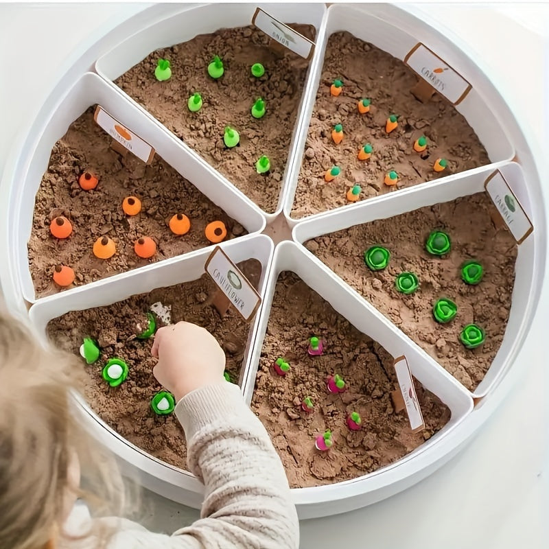 Farm Sensory Rubber Vegetable Set for Kids