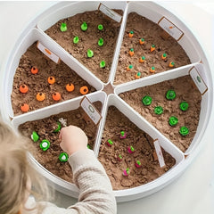 Farm Sensory Rubber Vegetable Set for Kids