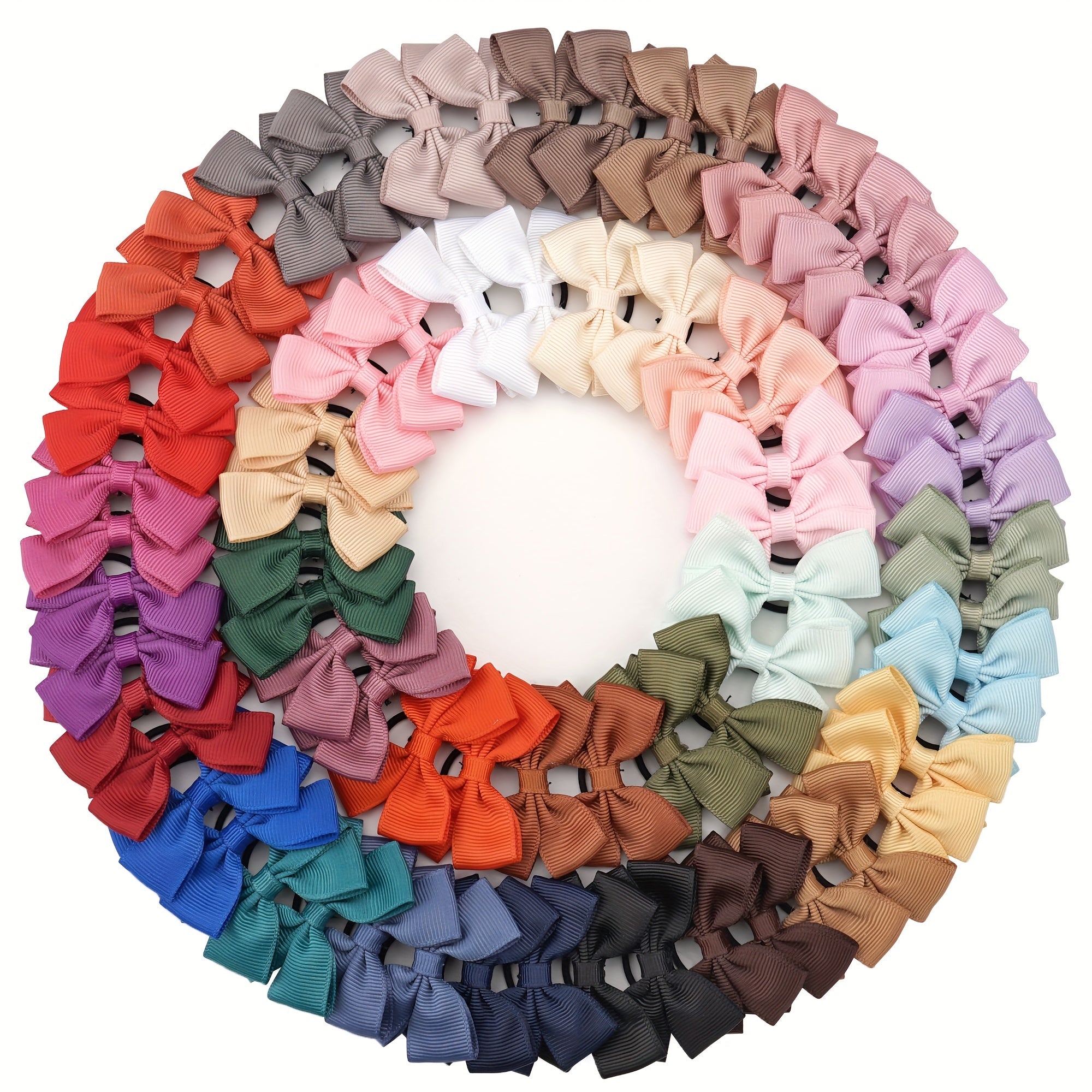5 Pack Bowknot Hair Ties for Girls