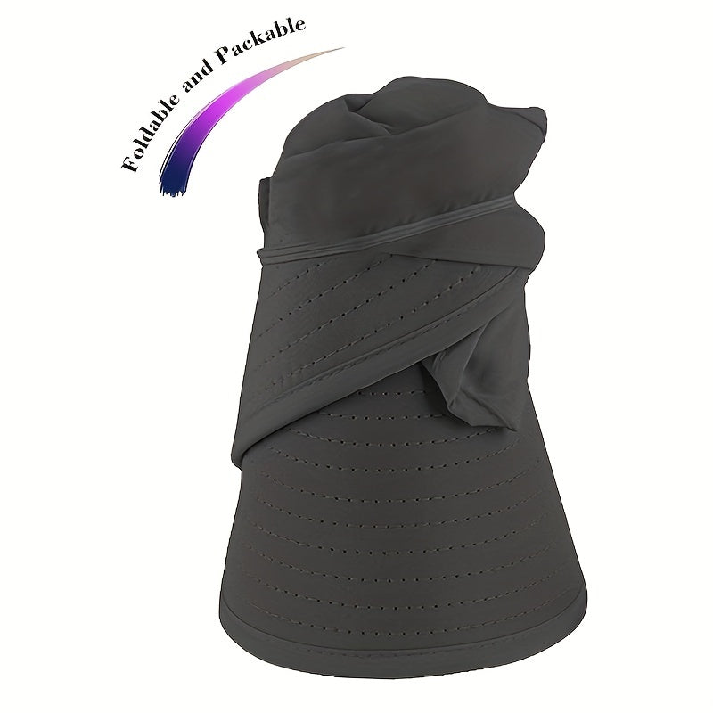 Wide Brim Sun Protection Visor Sun Hat Anti UV Lightweight Breathable Beach Hat