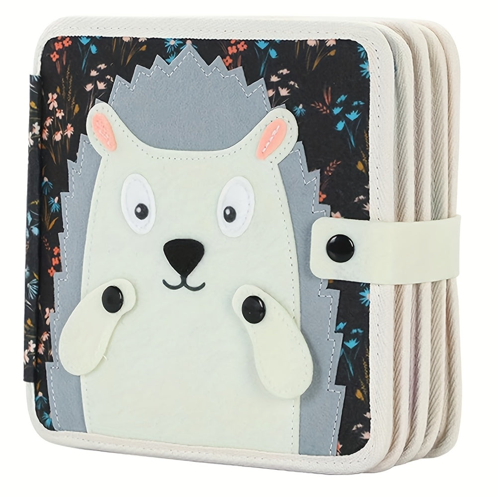 Interactive Hedgehog Felt Storybook Busy Board