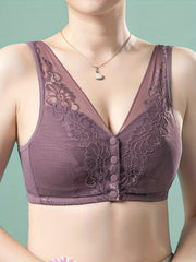 Front Buckle Wireless Bra Women's Lingerie