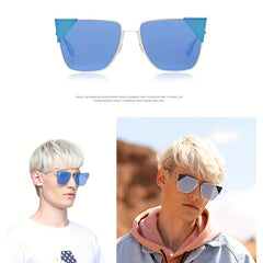 Men's Cat Eye Sunglasses Anti UV Lightweight Outdoor Sports Accessory
