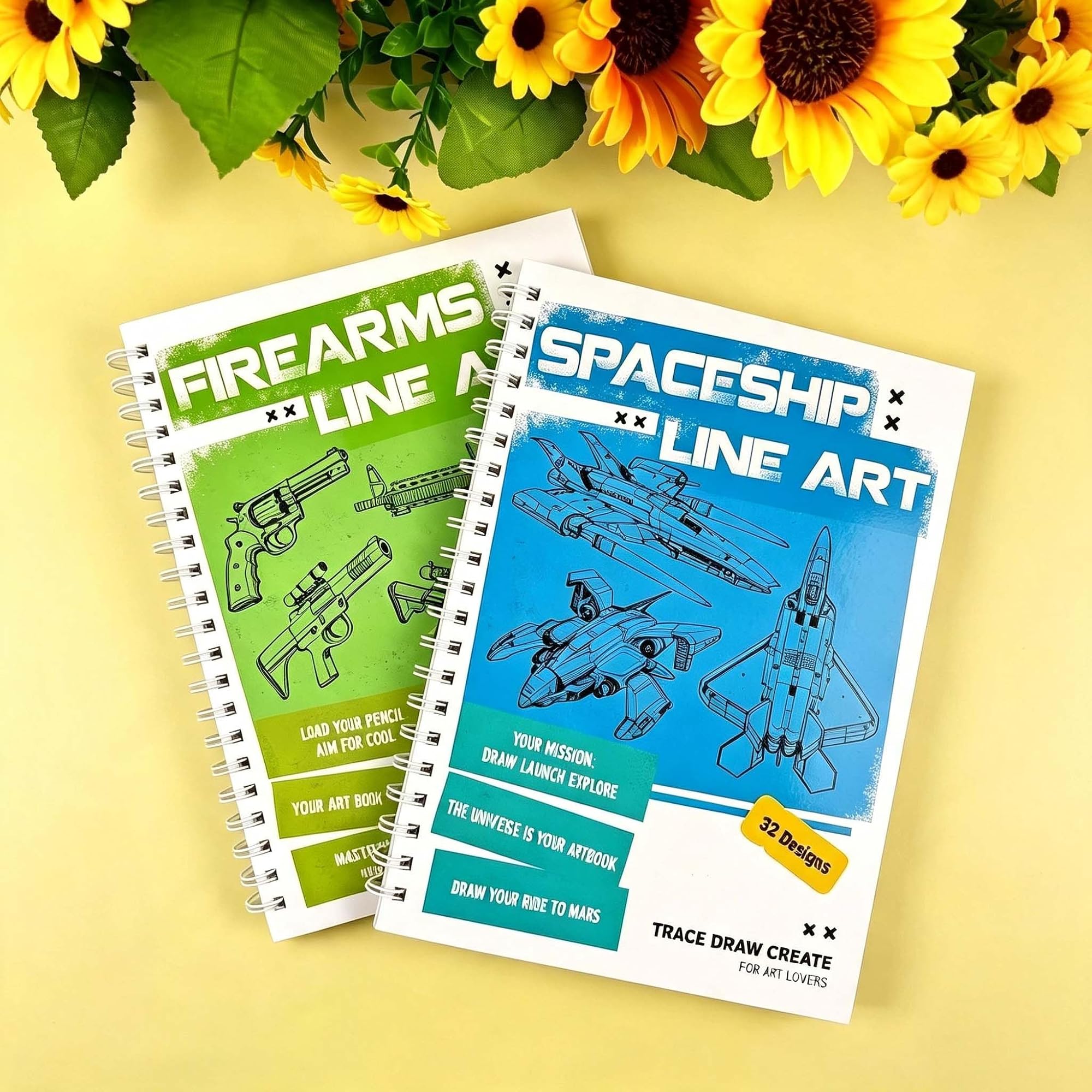 Tank Line Art Book, A4 Size, Hand-Drawn Military Designs – CRAZE