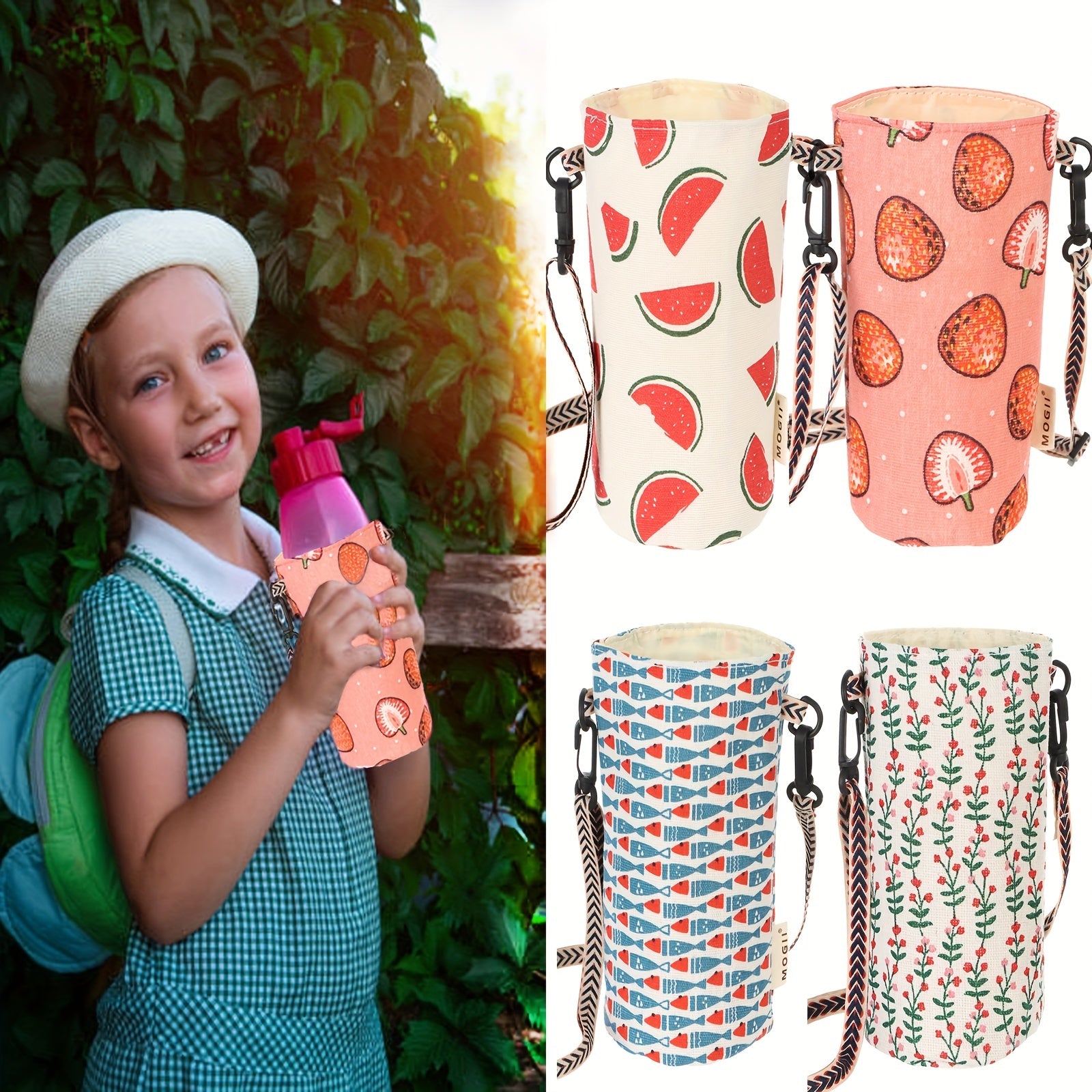 Reusable Portable Cup Sleeve for Hydration on the Go