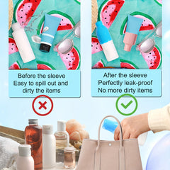 Leak Proof Silicone Travel Sleeves for Toiletries
