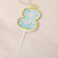 Sequin Crown Digital Number 0-9 Plug In