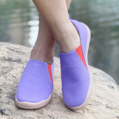 Women's Canvas Slip-On Shoes Soft Sole Low Top Flat Walking Casual Loafers