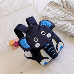 Elephant Shape Kid's School Bag with Adjustable Straps