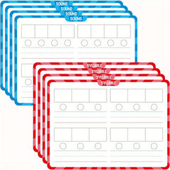 10 Pack Phonemic Awareness & Phonics Dry Erase Board
