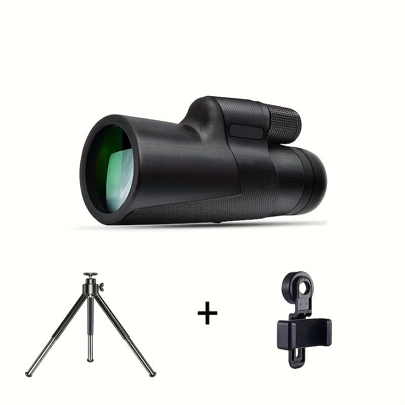 12x50 Monocular Telescope IPX4 Waterproof Outdoor Camping Bird Watching