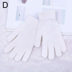 Solid Knit Thermal Gloves for Autumn & Winter