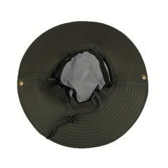Breathable Wide Brim Bucket Hat for Outdoor Activities