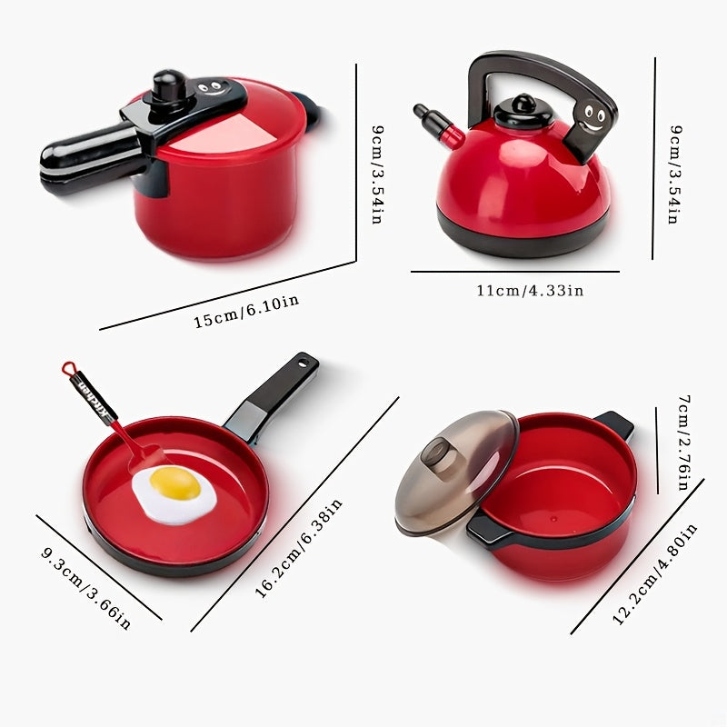 Pretend Kitchen Toy Set for Boys and Girls