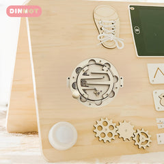 Wooden Educational Kaleidoscope for Busy Board DIY Accessory