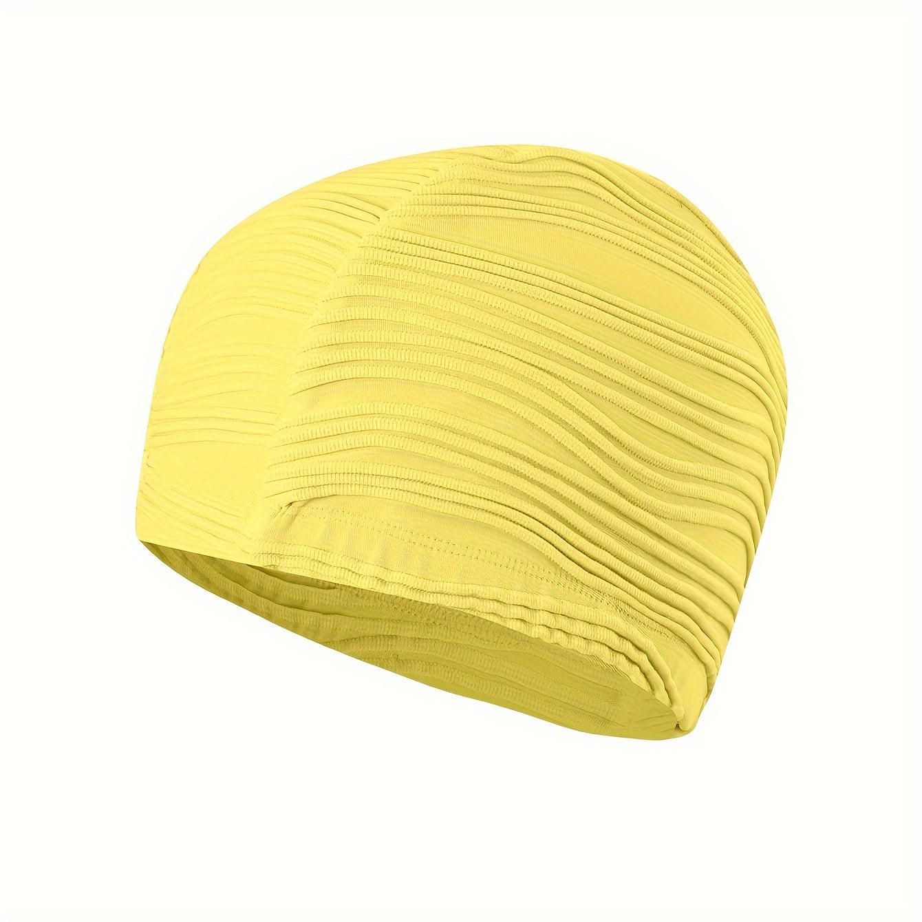 Ear Protection Swim Cap High Elastic Solid Cap For Hair Adult