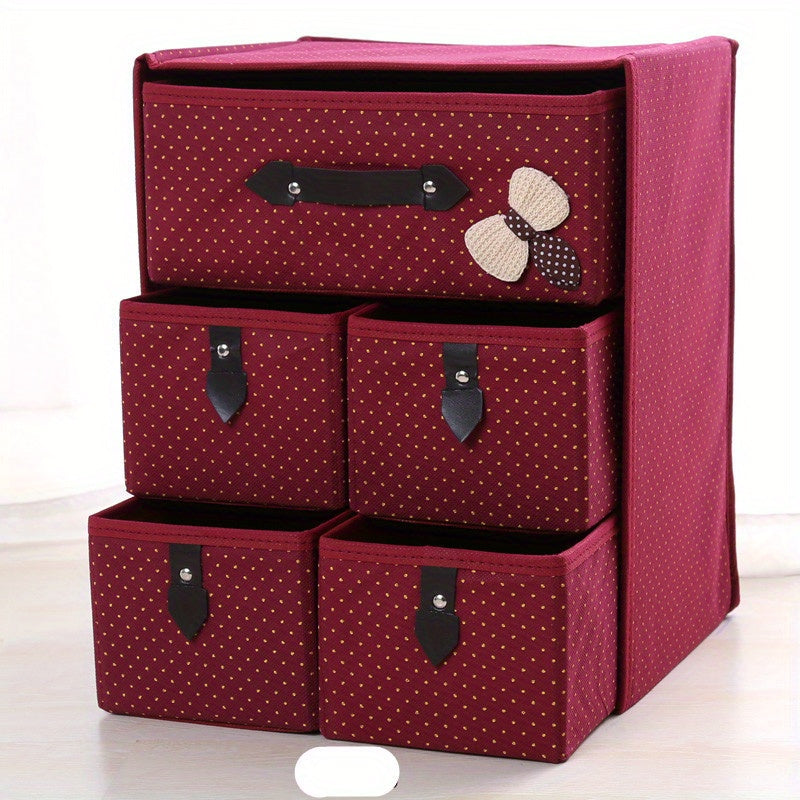 1pc Stackable Storage Box Organizer Drawer Room Decor Home Decor