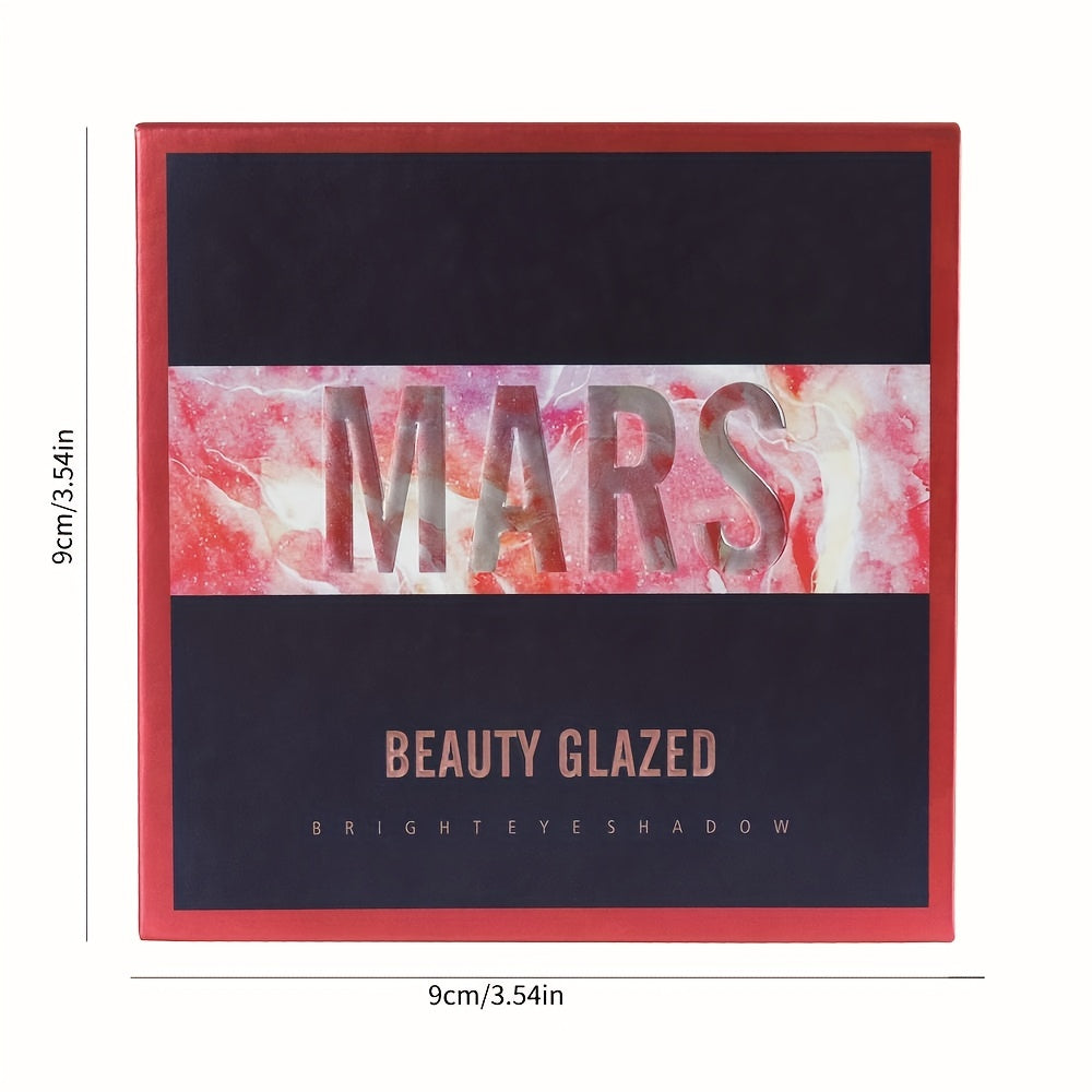 9-Color Waterproof Eyeshadow Palette Rich Matte Shimmer Shades