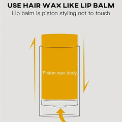 Frizz-Free Hair Wax Stick with Natural Extracts