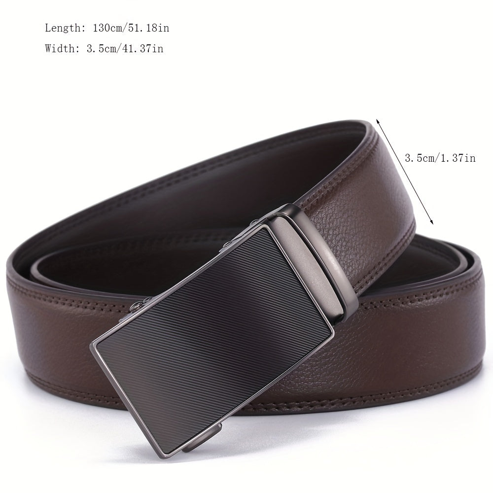 Men's Automatic Leather Belt Business Casual High End