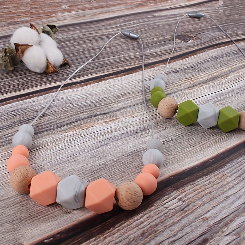 Baby Silicone Teething Nursing Necklace BPA Breastfeeding Jewelry