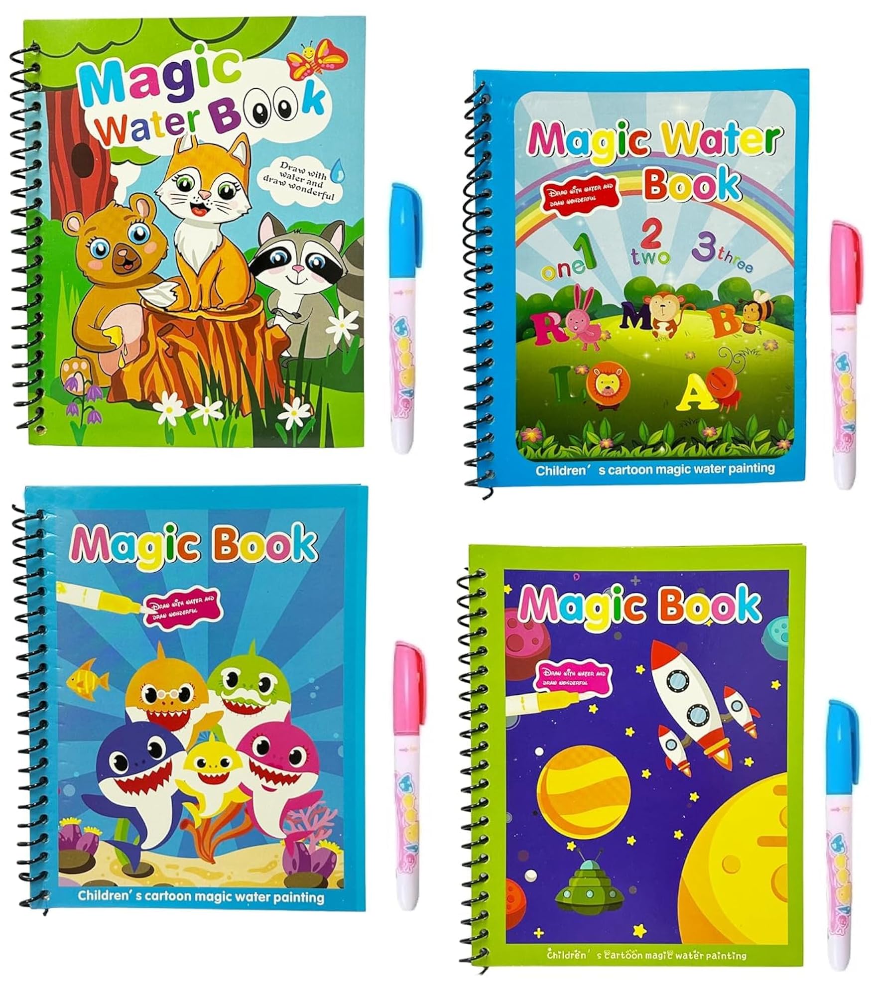 Water Coloring Books for Kids, Reusable Painting Book – CRAZE
