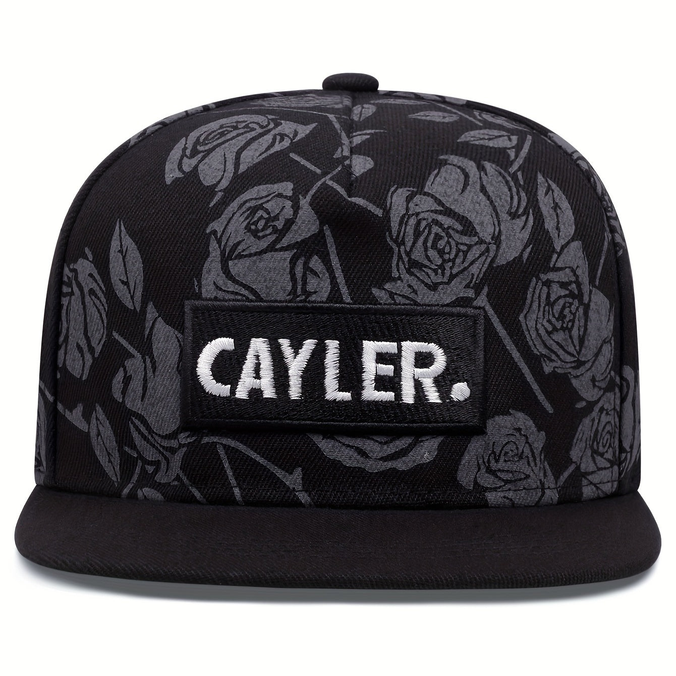 Men's Alphabet Embroidery Hip Hop Flat Brim Hat