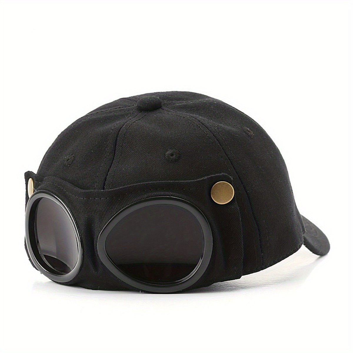Aviator Glasses Baseball Cap Vintage Solid Hip Hop Dad Hat Adjustable Sun Hats