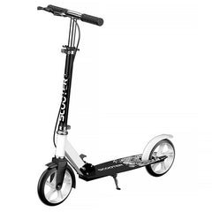Foldable Two Wheeled Skateboard with Dual Brakes