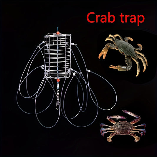 Stainless Steel Crab Catch Tool Bait Cage for Fishing
